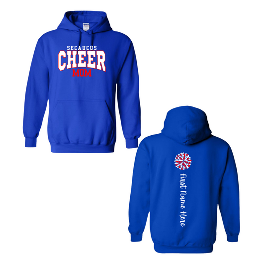 Secaucus High School Cheer Team : Cheer Mom Hoodie Customized