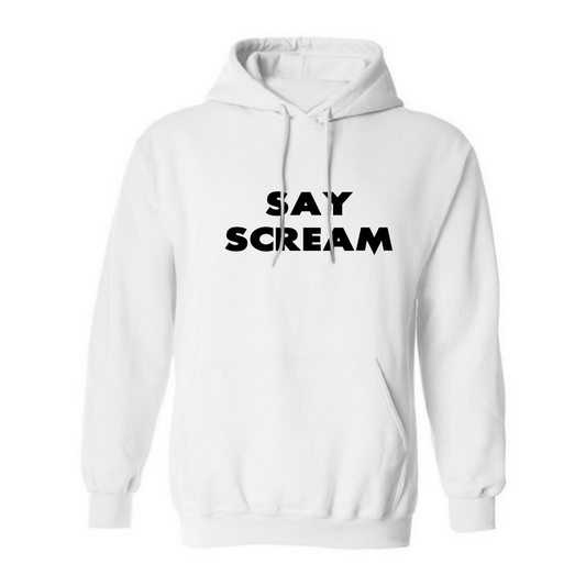 Say Scream | Ghost Face Back Hoodie